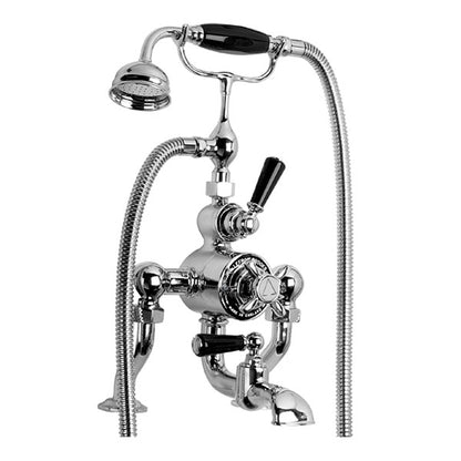 Godolphin Thermostatic Bath Mixer With Shower Kit - Chrome
