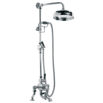 Lefroy Brooks Thermostatic Bath Mixer w/ 8' Rose & Handset