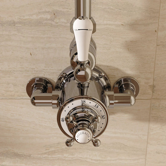 Crosswater Belgravia Riser Only For Shower Height 900mm Chrome