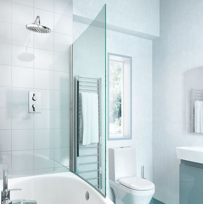 ClearGreen Eco Curve Aluminium Bathscreen for Modern Touch