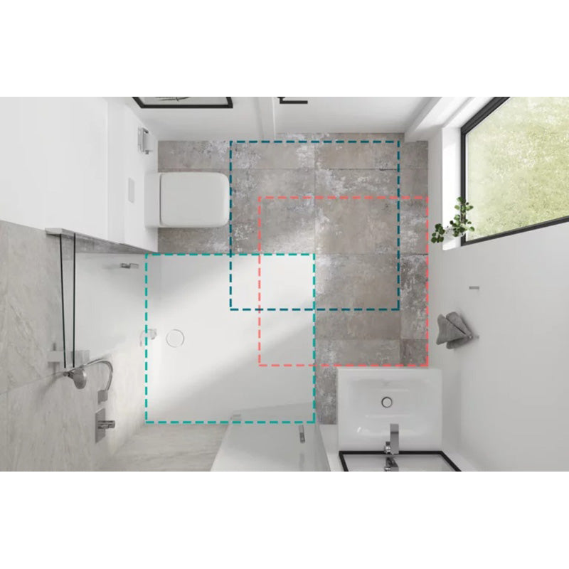 Bette Flat Shower Tray, Lifestyle View