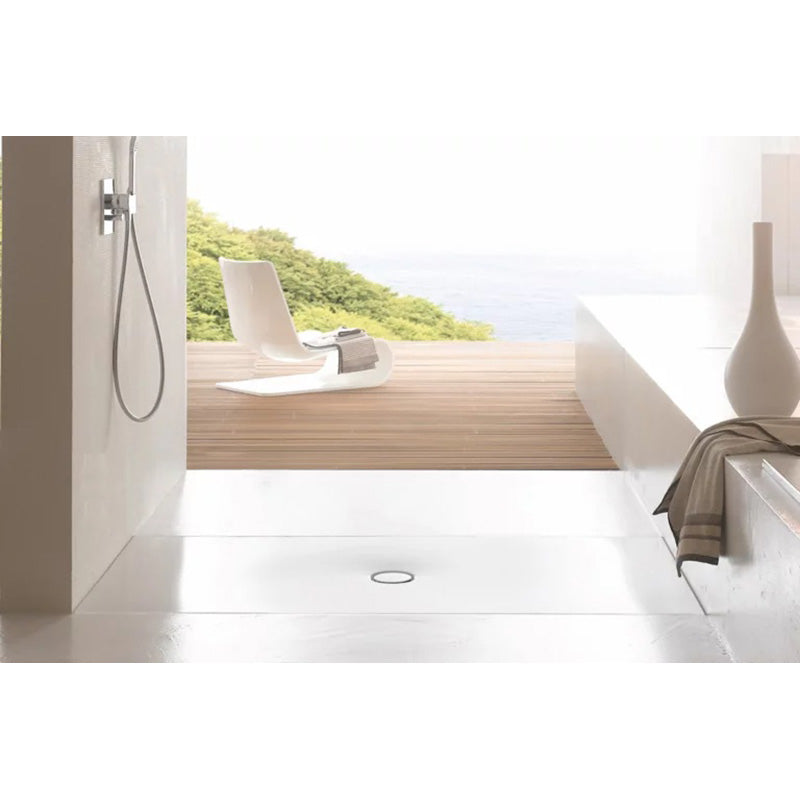 Bette Floor Shower Tray, Lifestyle View