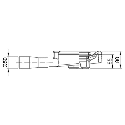 Bette Floor Shower Waste Drawing Image