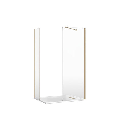 Crosswater Gallery 8 Corner with End Panel (Angled Bracing Bar)