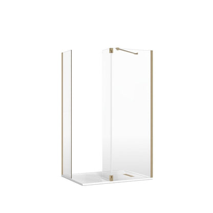 Crosswater Gallery 8 Corner with Hinged Deflector (Angled Bracing Bar)