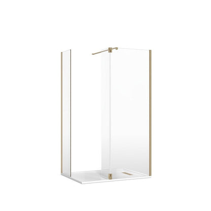 Crosswater Gallery 8 Corner with Hinged Deflector (Wall Bracing Bar)