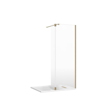 Crosswater Gallery 8 Recess with Hinged Deflector (Wall Bracing Bar)