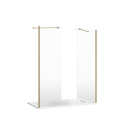 Crosswater Gallery 8 Recess with Double Panel (Angled Bracing Bar)