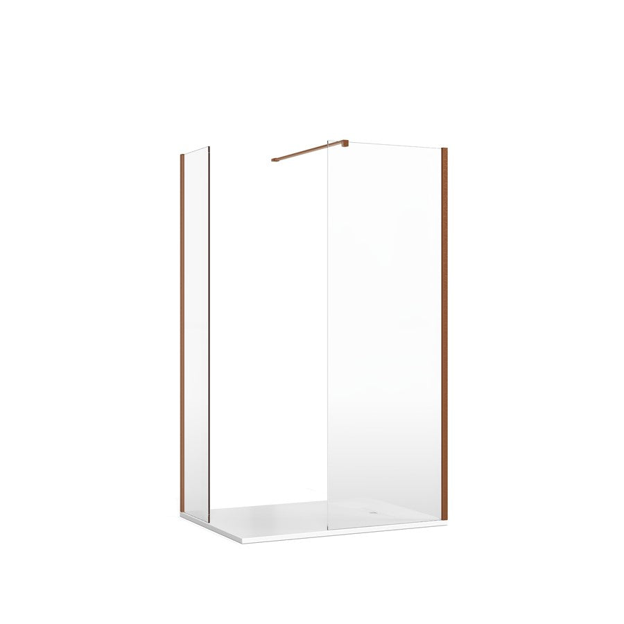 Crosswater Gallery 8 Corner with End Panel (Wall Bracing Bar)