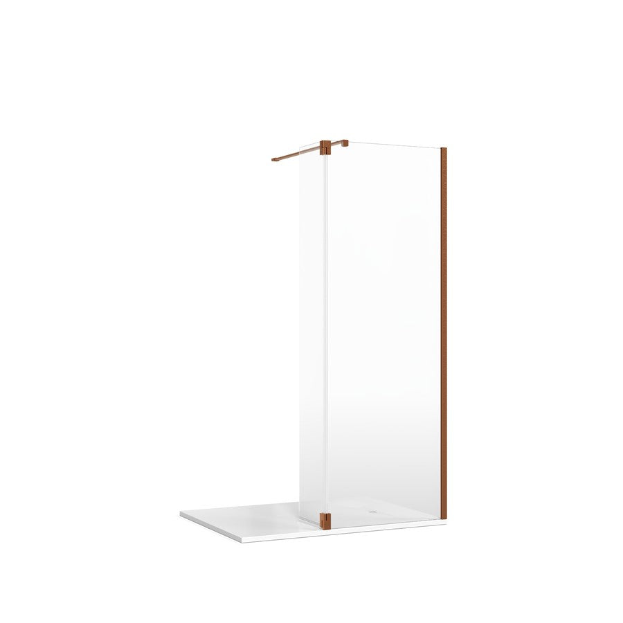 Crosswater Gallery 8 Recess with Hinged Deflector (Wall Bracing Bar)