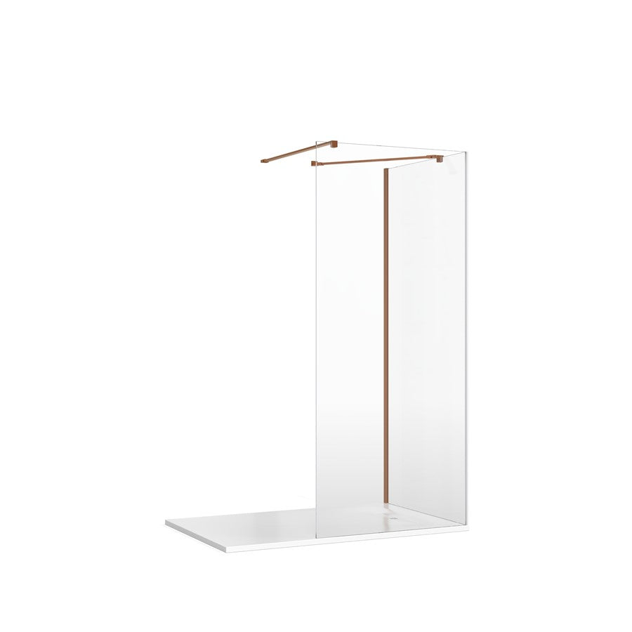 Crosswater Gallery 8 Glass Corner (Wall/Angled Bracing Bars)