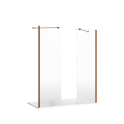 Crosswater Gallery 8 Recess with Double Panel (Angled Bracing Bar)