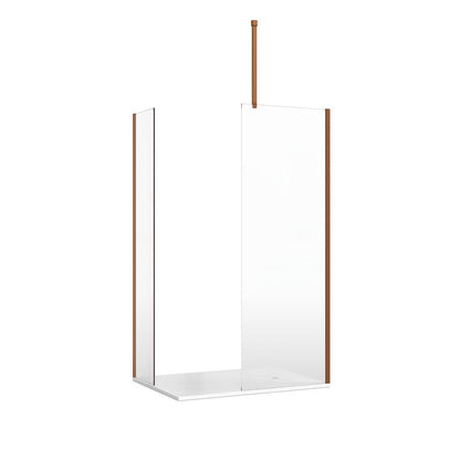 Crosswater Gallery 8 Corner with End Panel (Ceiling Bracing Bar)