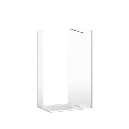 Crosswater Gallery 8 Corner with End Panel (Angled Bracing Bar)