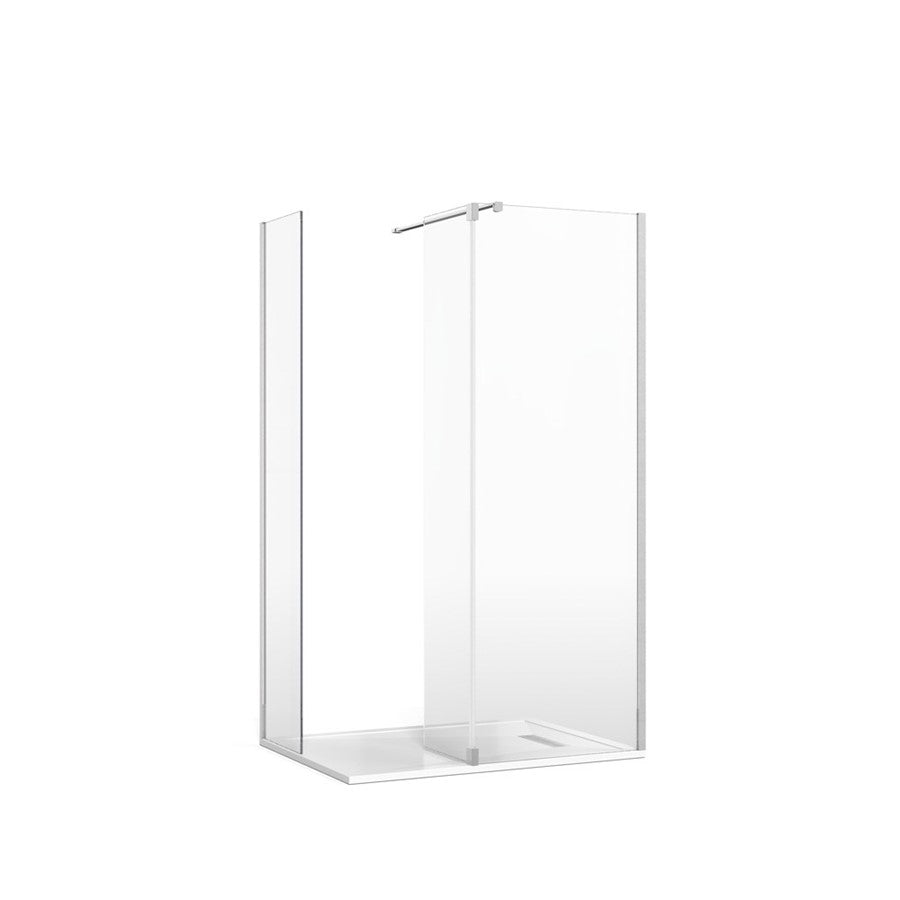 Crosswater Gallery 8 Corner with Fixed Deflector (Wall Bracing Bar)