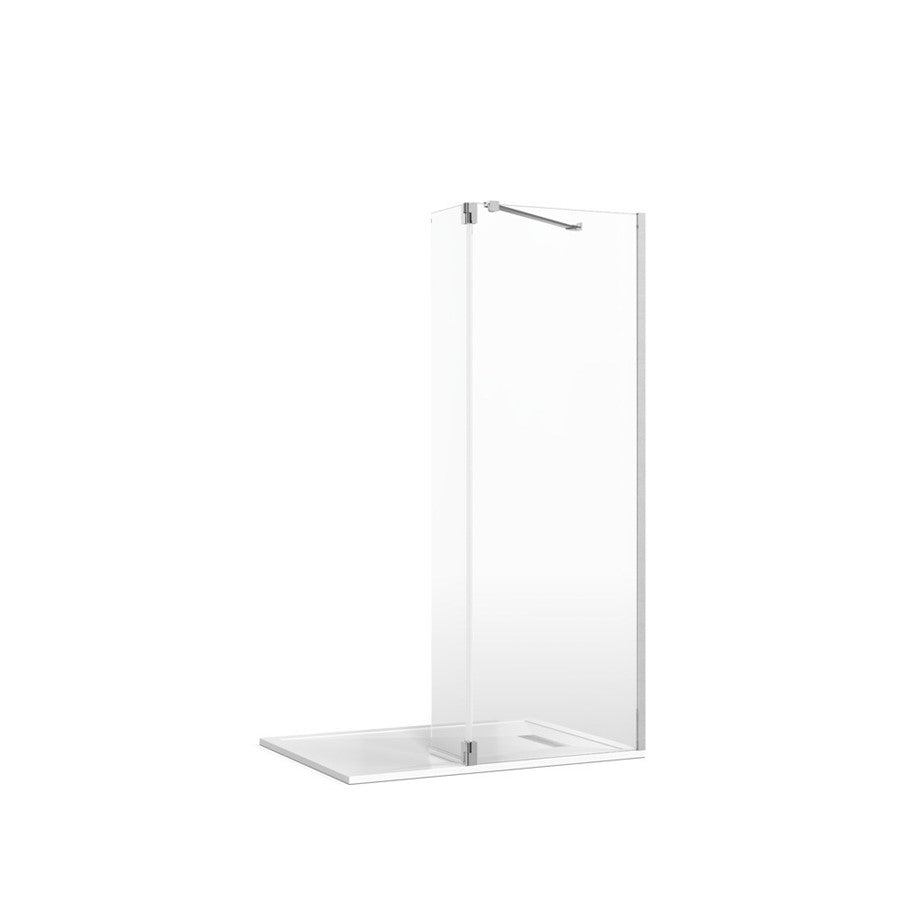 Crosswater Gallery 8 Recess with Hinged Deflector (Angled Bracing Bar)