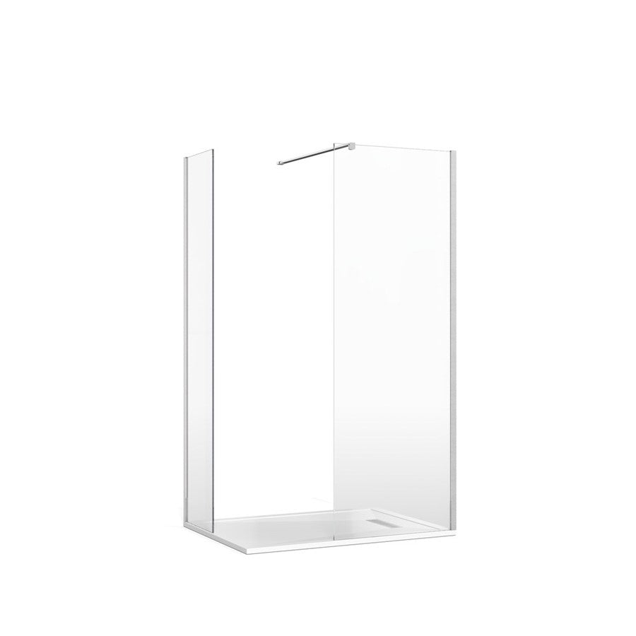 Crosswater Gallery 8 Corner with End Panel (Wall Bracing Bar)