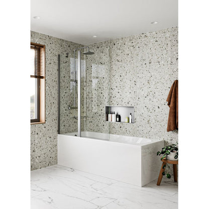 Crosswater Clear 6 Double Bath Screen