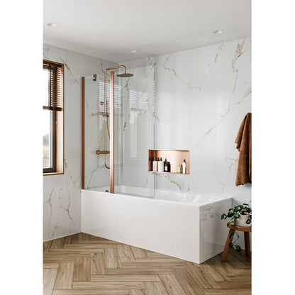 Crosswater Clear 6 Double Bath Screen