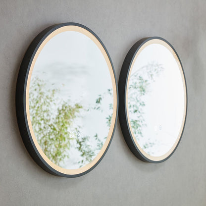Vado Cameo Illuminated Round Mirror with Demister