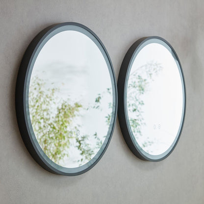 Vado Cameo Illuminated Round Mirror with Demister