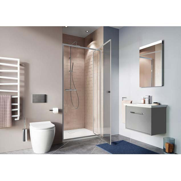 Crosswater Clear 6 Pivot Shower Door 1000mm