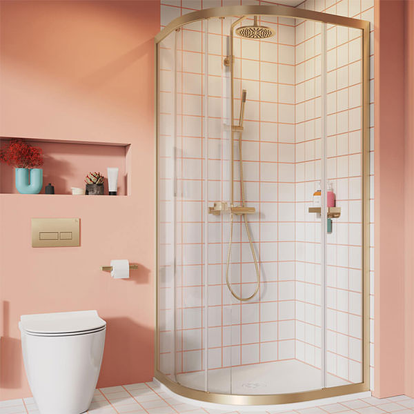Crosswater Clear 6 Quadrant 1000 x 800mm Shower Enclosure