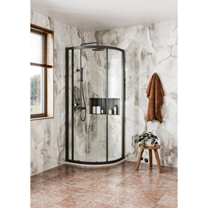 Crosswater Clear CAQSBC0800 6 Quadrant Single Door
