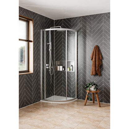 Crosswater Clear 6 Quadrant Single Door