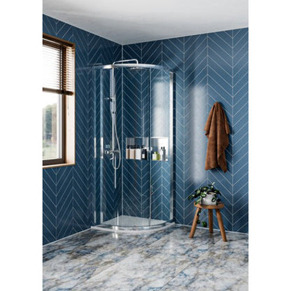 Crosswater Clear 6 Quadrant Single Door