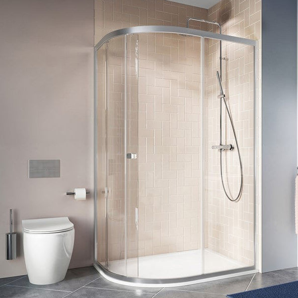 Crosswater Clear 6 Offset Quadrant 1000 x 800mm Shower