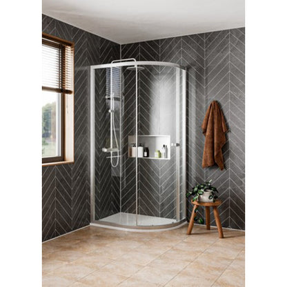 Crosswater Clear 6 Quadrant Single Door