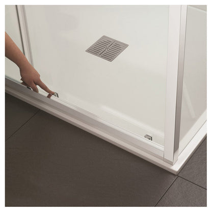 Crosswater Clear 6 Single Sliding Door
