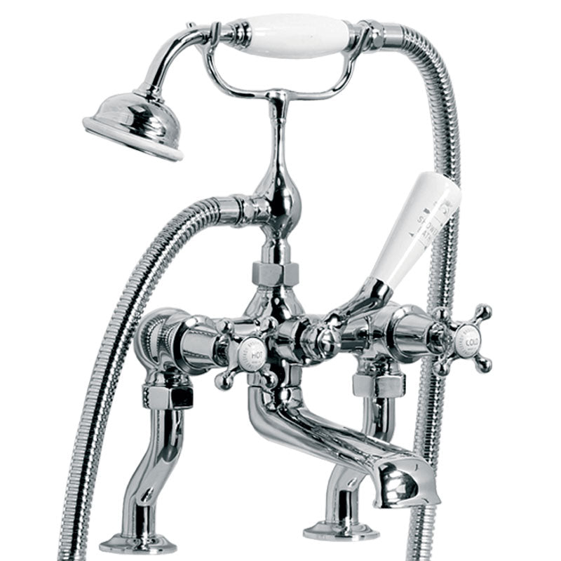 Lefroy Brooks Connaught Bath Shower Mixer w/ Hose & Handset