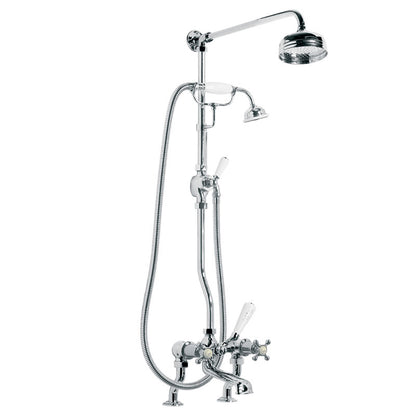 Lefroy Brooks Connaught Exposed Bath Shower Mixer & 125mm Shower Rose