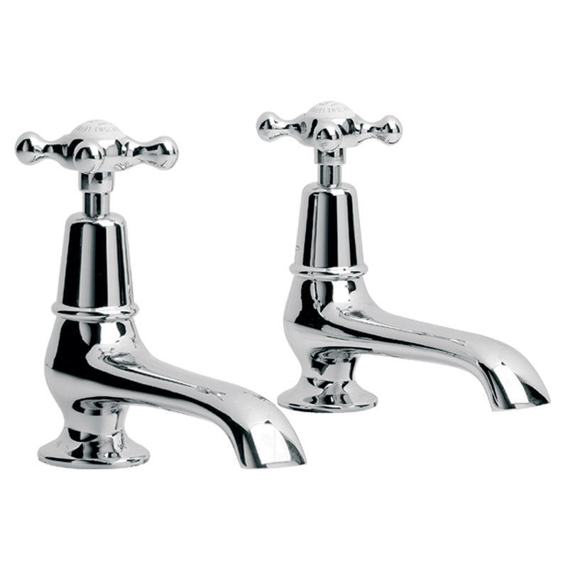 Lefroy Brooks Connaught Long Nose Basin Pillar Taps