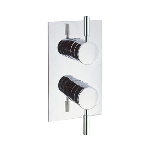 Crosswater Design 1 Outlet 2 Handle Concealed Thermostatic Shower
