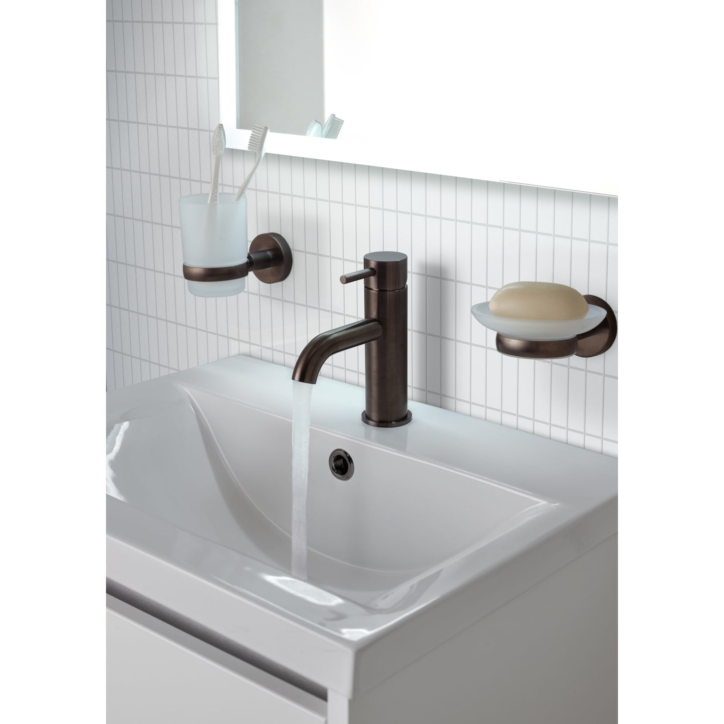 Just Taps Plus Vos Single Lever Designer Handle Basin Mixer