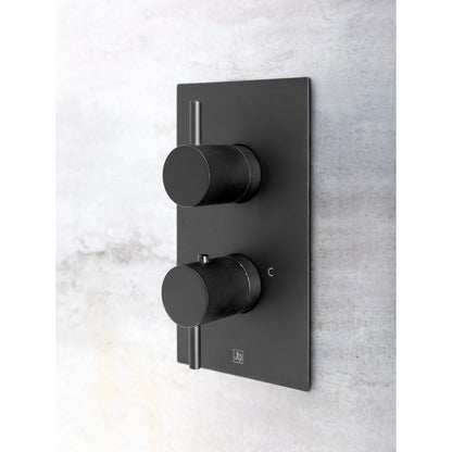 Just Taps Plus Vos Thermostatic Concealed 1 Outlet Shower Valve Designer Handle