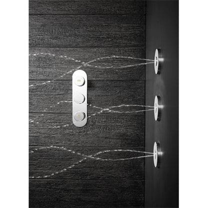 Crosswater Dial Central Trim Thermostatic Shower Valve with 2 Way Diverter Portrait
