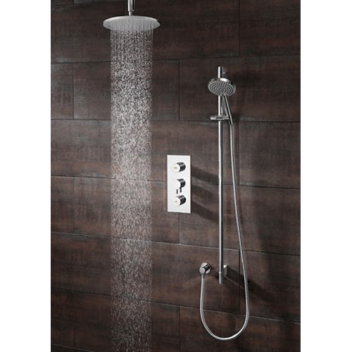 Crosswater Dial Kai Lever Trim Thermostatic Shower Valve with 2 Way Diverter