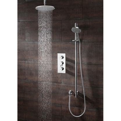 Crosswater Dial Kai Lever Trim Thermostatic Shower Valve with 2 Way Diverter