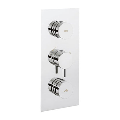 Crosswater Dial Kai Lever Trim Thermostatic Shower Valve with 2 Way Diverter