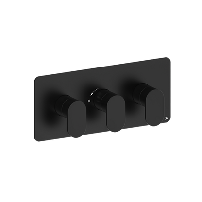 Crosswater Drift 2 Outlet 3 Handle Shower Valve