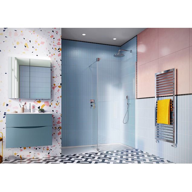 Crosswater Design 1000mm Walk In Panel Shower Screen