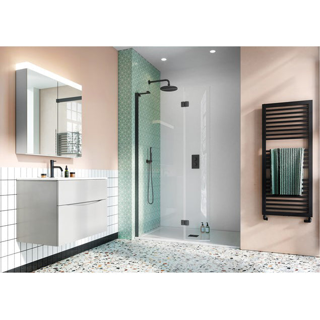 Crosswater Design DWQSC1400_V2 8 Walk In Easy Access Shower Enclosure, Easy Access