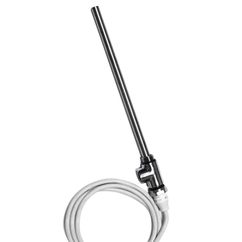 Just Taps Plus Heating Element with T Piece  Brushed Black