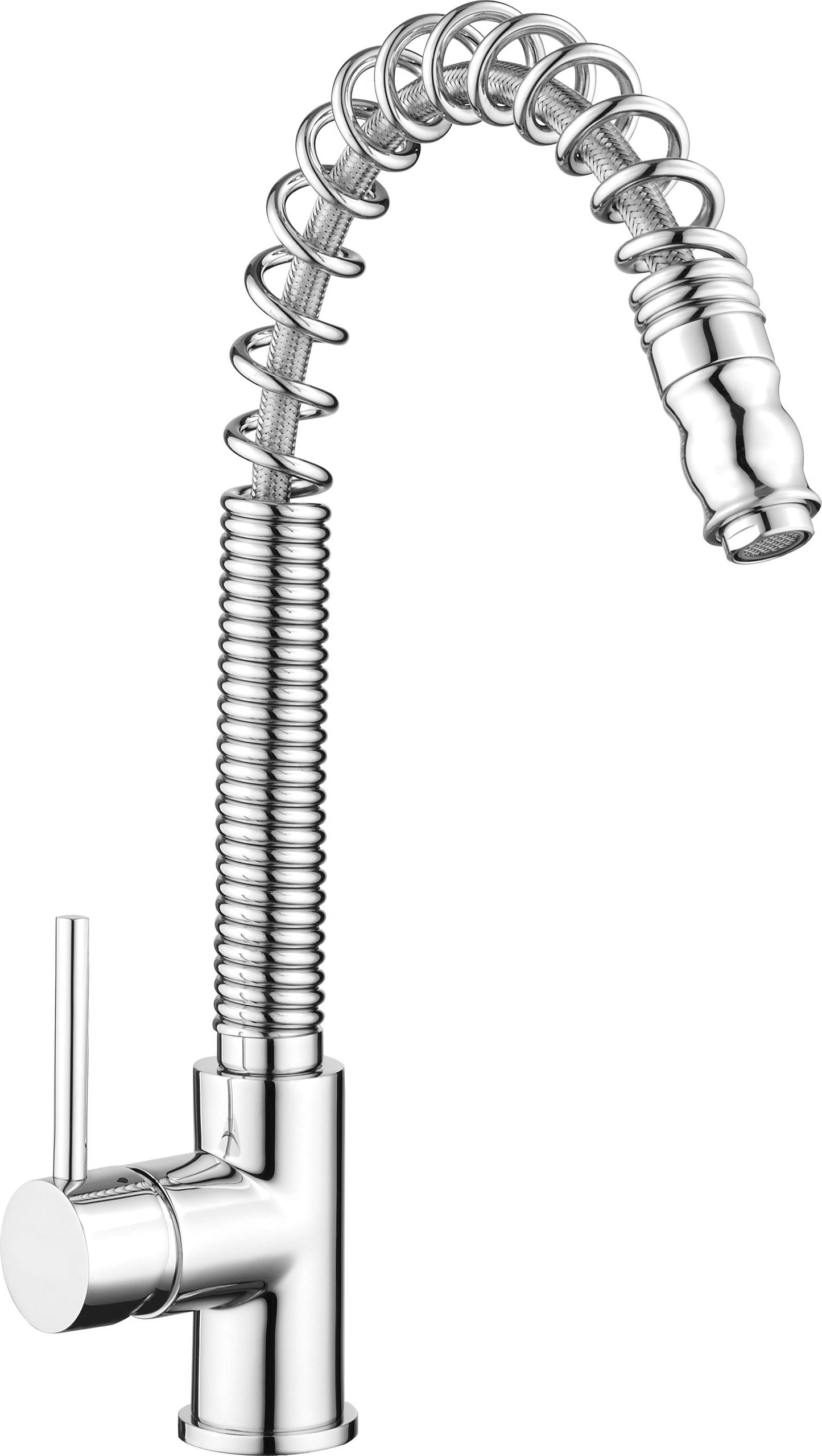 Kitchen Sink Mixer Chrome Single Lever With Swivel Spout