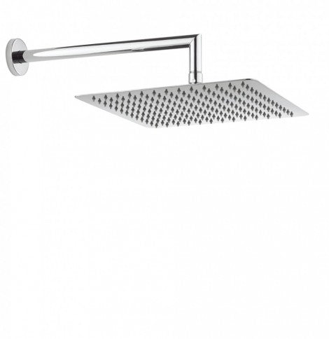 Crosswater Glide Square 300mm Polished Steel Showerhead
