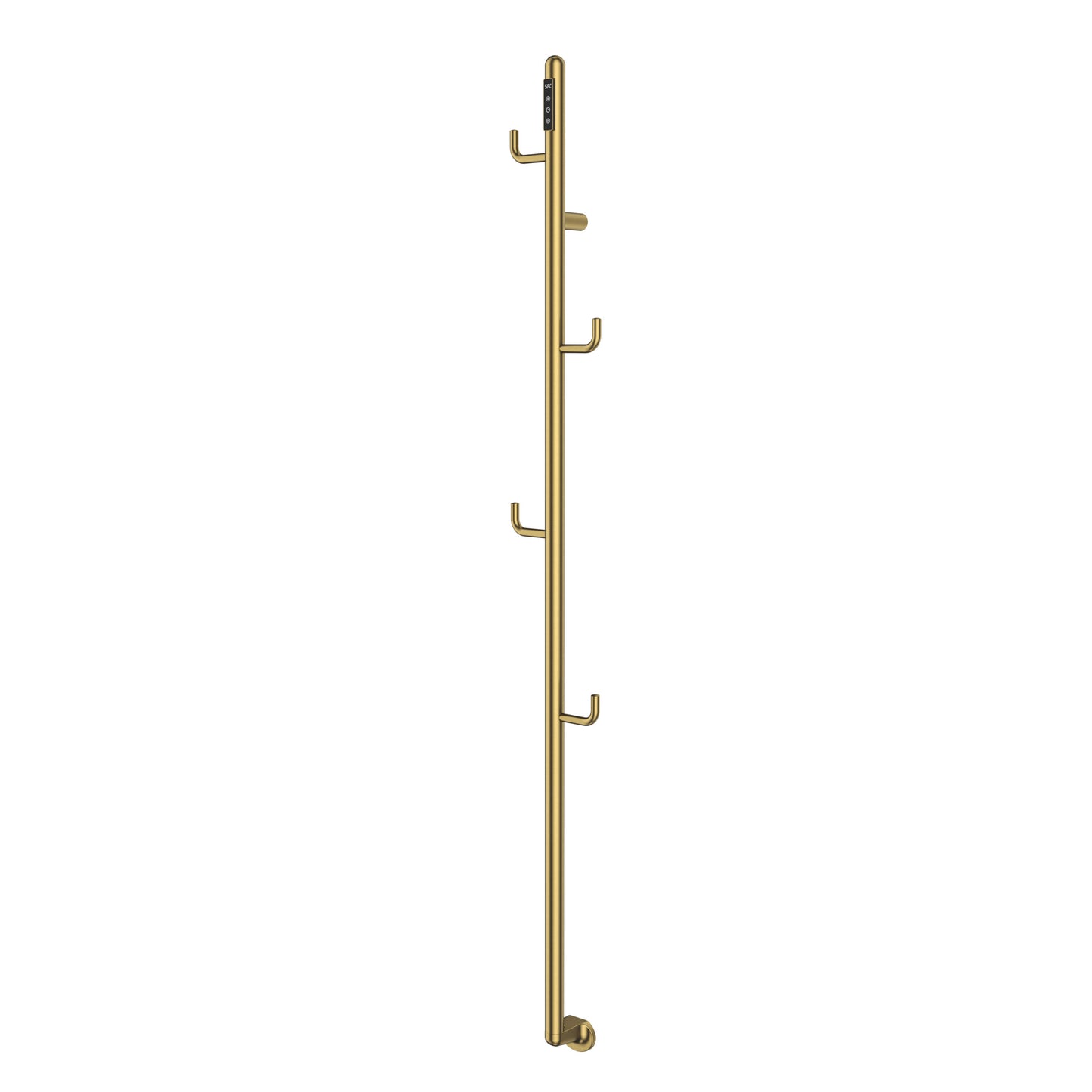 Just Taps Plus Flo Electric Towel Rail with Hooks 1661mm